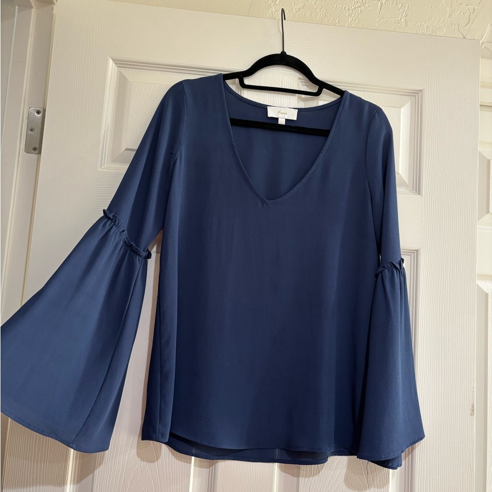 Elegant Blue Women's Top